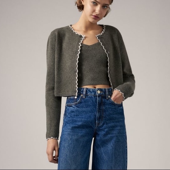 Zara | Sweaters | Zara Contrasting Knit 